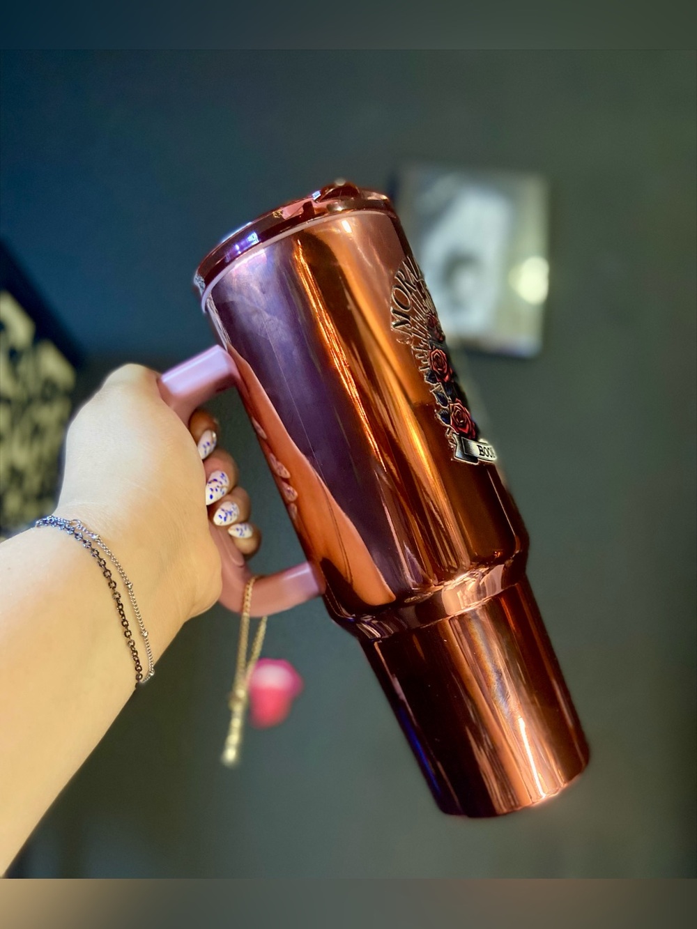 Morally Grey Book Club 40 oz Tumbler - Picture 2 of 2